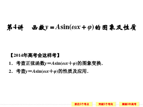 函数y=Asin(ωx φ)的图象及性质2