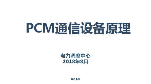 PCM通信设备基本原理ppt课件