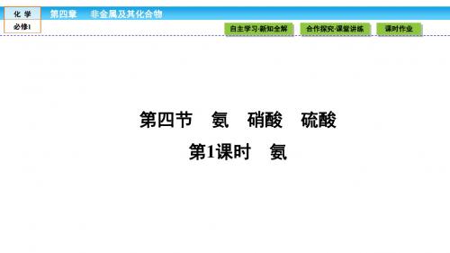 高中化学(人教版)必修1课件：第四章 非金属及其化合物 4.4.1