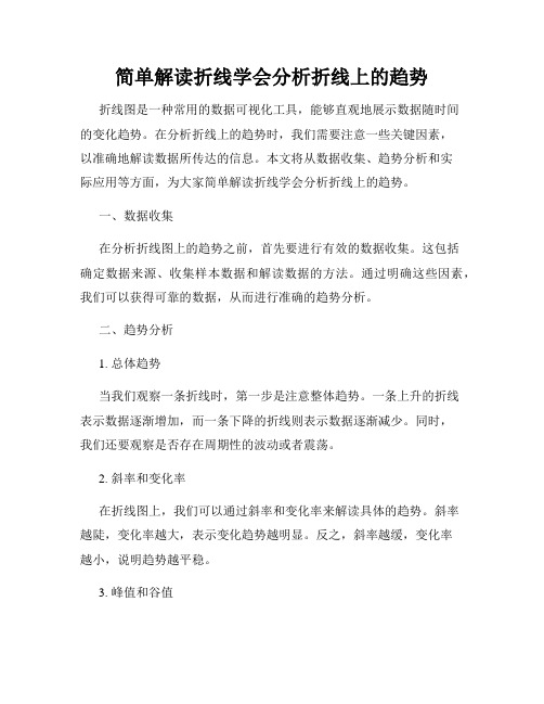 简单解读折线学会分析折线上的趋势