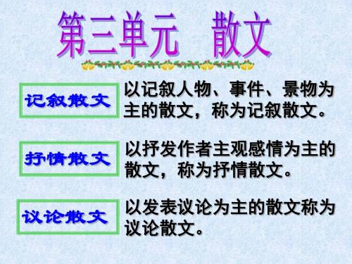 议论性散文《窗》、《门》优秀课件
