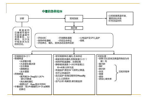 各种抢救程序(流程图)