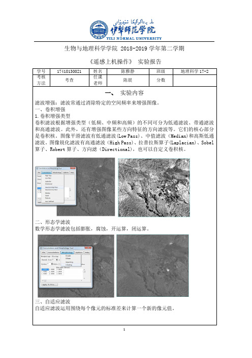 《遥感上机操作》 实验报告 (3)