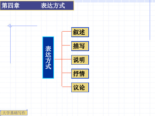 大学基础写作表达方式课件