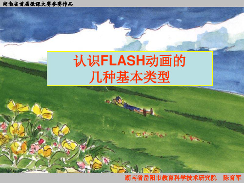 认识FLASH动画的几种基本类型