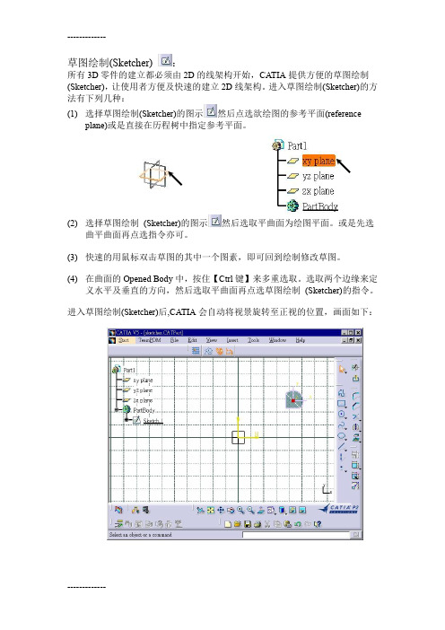 [整理]CATIAV52D草图编辑.