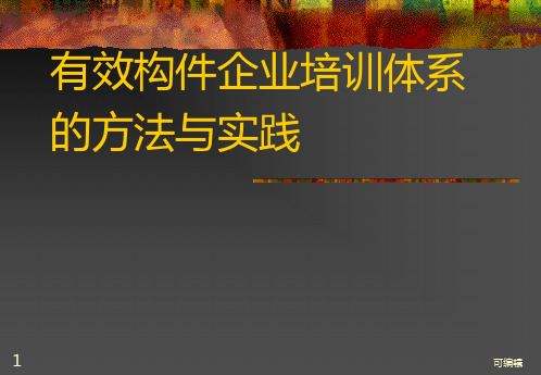 培训的组织与评价摩托罗拉培训介绍PPT课件