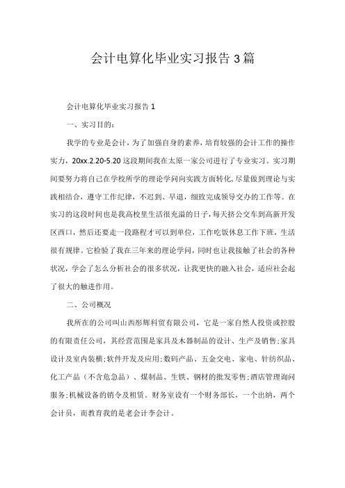 会计电算化毕业实习报告3篇.docx