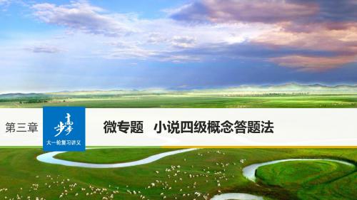 2018版高考语文(全国)大一轮复习复习讲义课件：现代文阅读 第三章 微专题