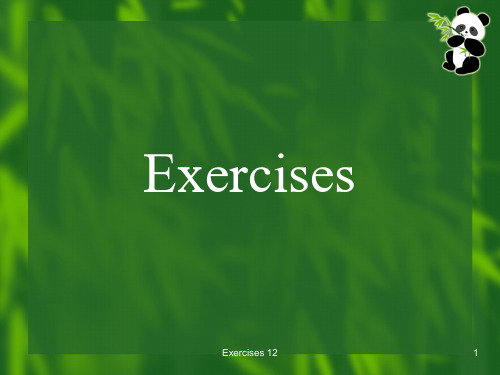 语言学Exercise 12