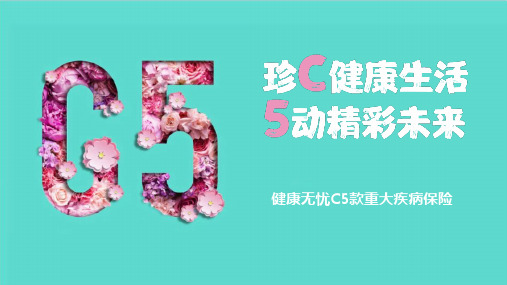 新华人寿健康无忧C5款重大疾病保险28页