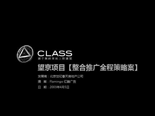 红鹤沟通CLASS第三整合方案提案78P