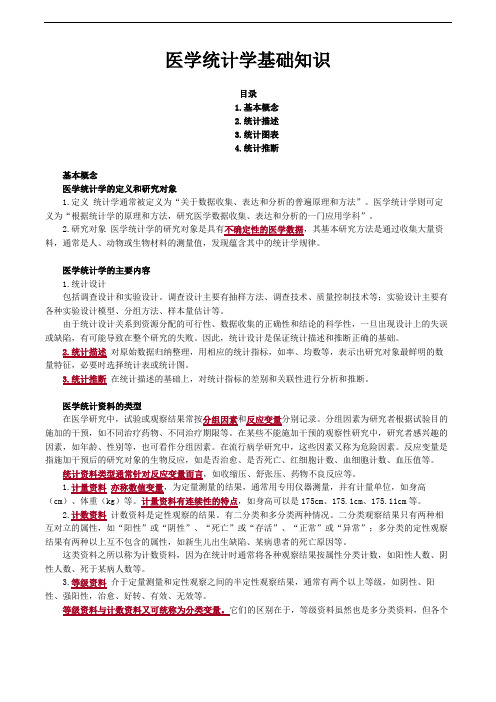 健康管理师考试辅导医学统计学基础知识重点