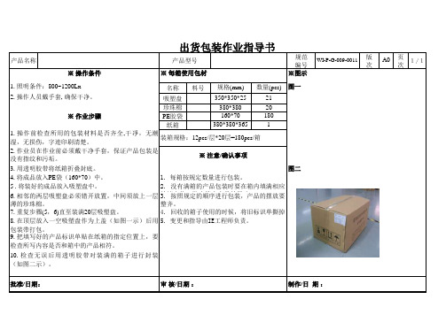 出货包装作业指导书(POP)