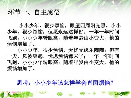 青春不烦恼 PPT优秀课件5 鲁教版