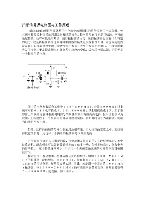 扫频信号源电路图与工作原理.