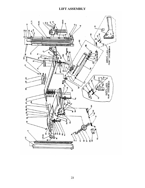 液压搬运车型号：23LIFT说明书