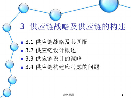 中国海洋大学物流工程专业供应链管理课件2014最新版lesson3【通用】.ppt