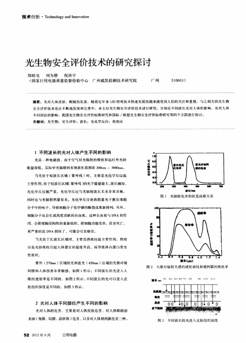 光生物安全评价技术的研究探讨