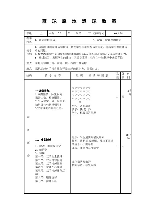 篮球原地运球教案_(5)