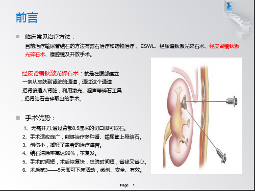 最新：输尿管结石患者的护理查房ppt课件-文档资料