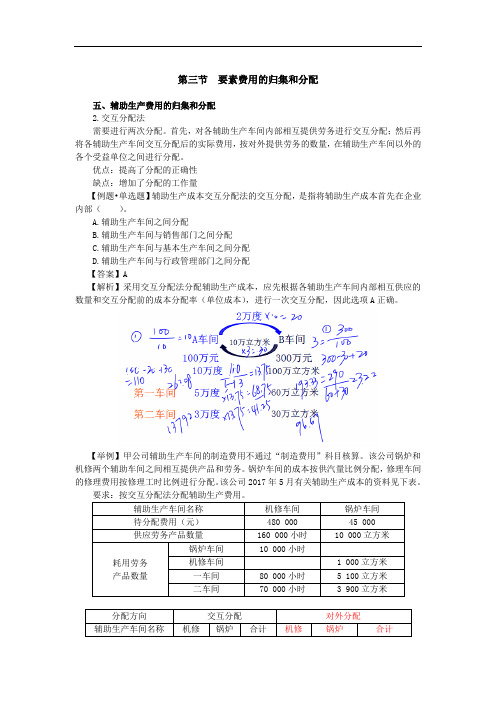 51_要素费用的归集和分配(2)