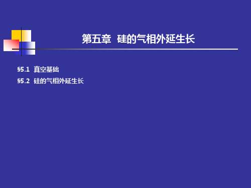 5硅的气相外延生长