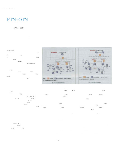 PTN+OTN联合组网五大模型分析