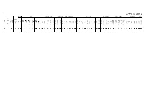 人民调解员信息采集统计表(1)