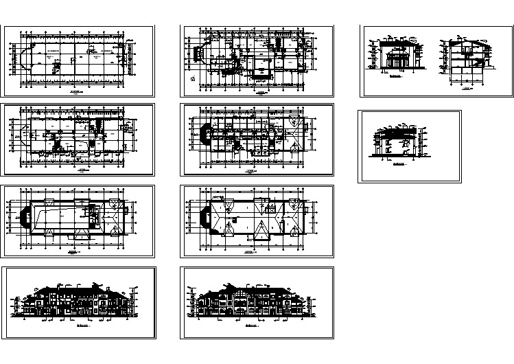 某地化工研究所专家楼建筑设计施工图