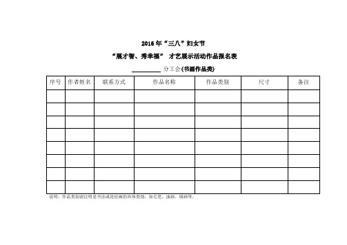 2016年ldquo;三八rdquo;妇女节