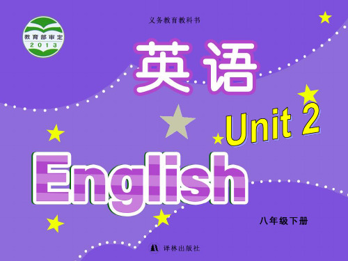 牛津译林江苏版八年级下册Unit 2 Travelling Grammar