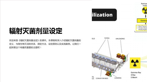 《辐射灭菌剂量设定》课件