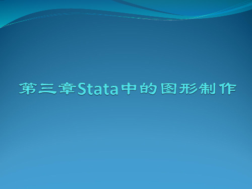 stata曲线,表格制作