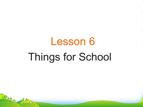 冀教版七年级英语上册 Unit 1 Lesson 6 课件(共23张PPT)