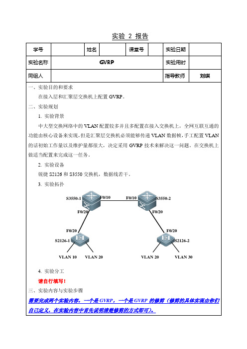 实验2GVRP