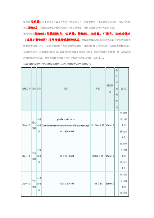 接地线