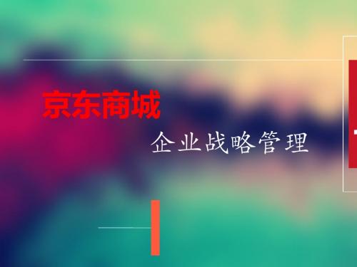 某商城企业战略管理课件(PPT 41张)