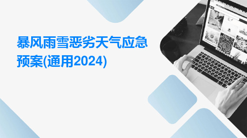 2024版暴风雨雪恶劣天气应急预案(通用)