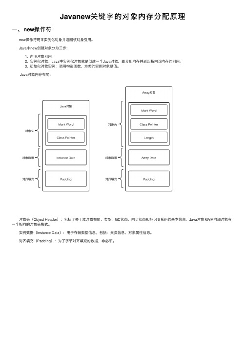 Javanew关键字的对象内存分配原理