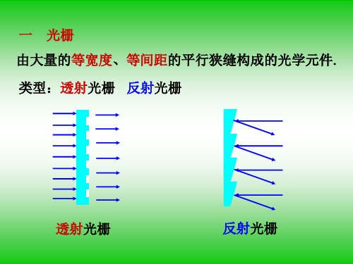 大学物理119衍射光栅简