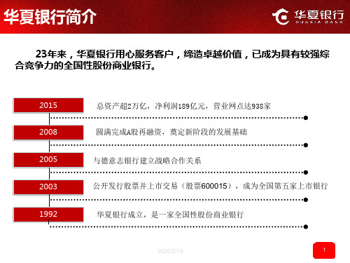 华夏银行简介