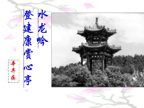 【高中语文】水龙吟·登建康赏心亭ppt精品课件41