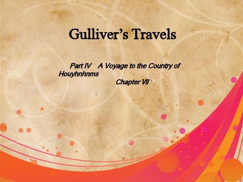 Gulliver‘s Travels：A Voyage to the Country of Houyhnhnms资料