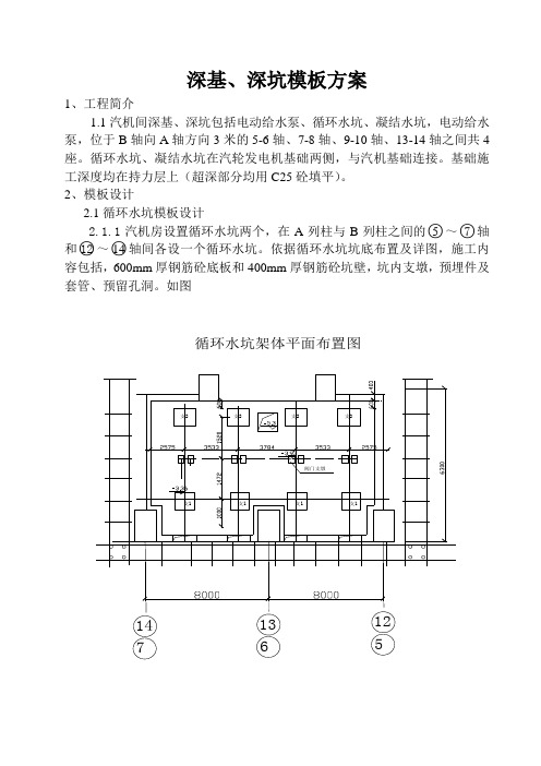 FA-36循环水坑模板方案