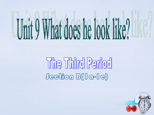 【江苏省】 《Unit 9 What does he look like》课件3.ppt