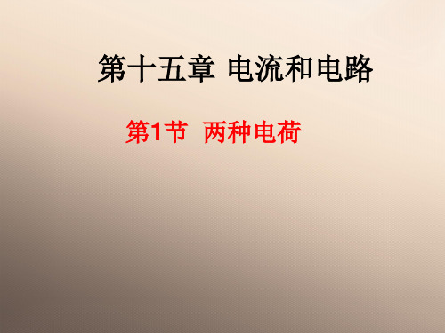 人教版物理九年级全一册15.1《两种电荷》课件优品课件ppt