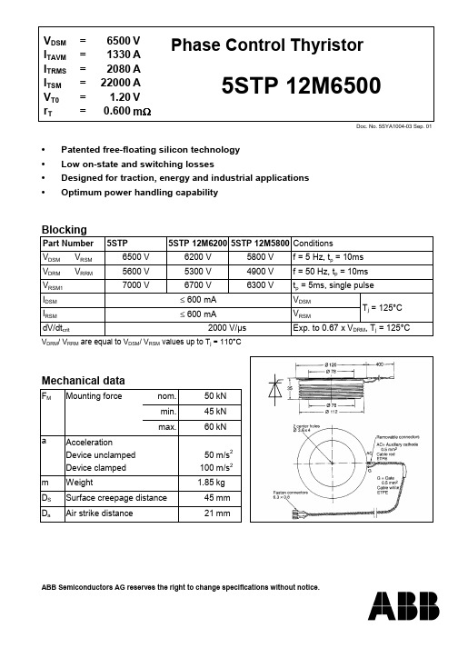 5STP 12M5800中文资料