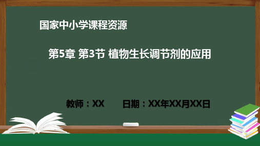 第5章 第3节 植物生长调节剂的应用PPT教学课件(高二生物人教版选必修一)