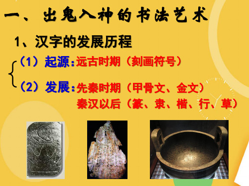 中国古代艺术完整PPT资料